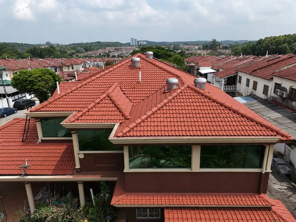 Roof tile replacement - hasil kerja Rawang